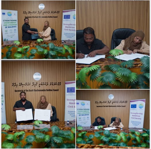 MOU Signign with Baa Atoll Goidhoo Council