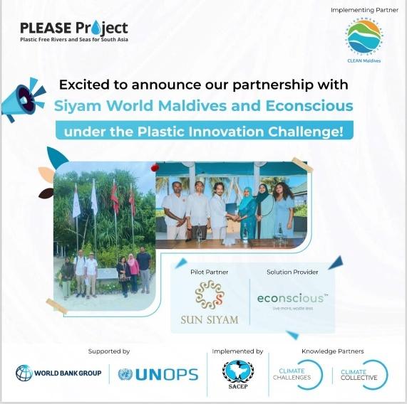 Maldives’ first plastic recycling pilot launches at Siyam World