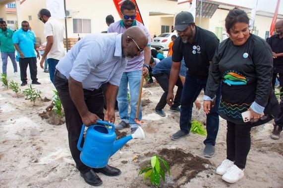 GoGreen 2026 plants 1,000 trees in HA. Dhidhdhoo