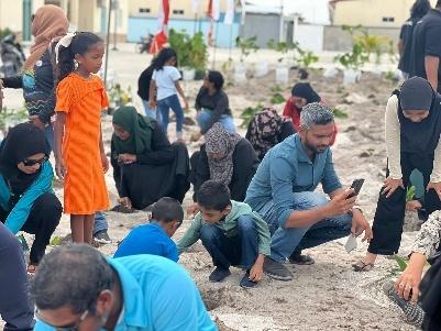 GoGreen 2026 plants 1,000 trees in HA. Dhidhdhoo