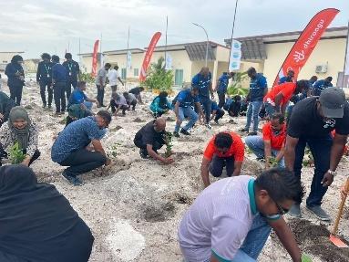 GoGreen 2026 plants 1,000 trees in HA. Dhidhdhoo